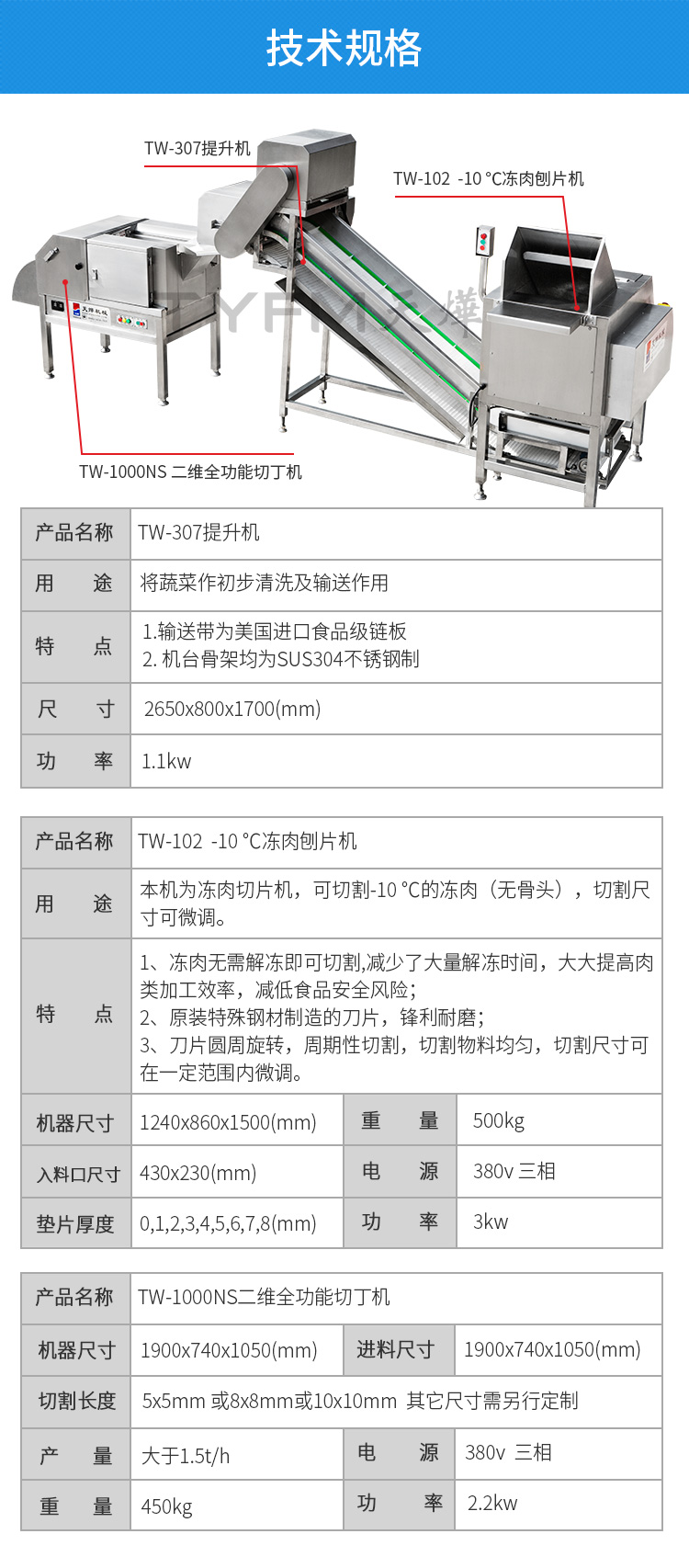 零下10度免解冻切丁生产线